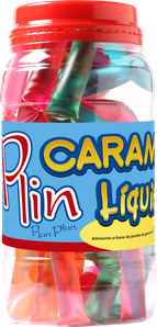 Caramelo Líquido tipo mielcita en Pote de 50uds. Kosher parve AK. Origen Argentina.