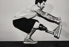 Alex Minsky lost his right leg after his patrol vehicle hit an improvised explosive device while he was serving in Afghanistan. (Nordstrom)