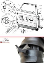 21-6107028 Dichtung Türen Stirnseite GAZ 21 Wolga. Seal doors GAS 21 Volga. Уплотнитель торца дверей ГАЗ 21 Волга.