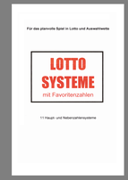 Titelbild des Buches "Lottosysteme mit Favoritenzahlen"