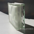 CLEAR 1919/8 Linear End Wave Sahara 1S Wolke gerader Endstein Abschlusstein Linear Terminal Terminale Lineaire Terminal Lineal Glasbausteine Glass Blocks Glassteine Briques de verre SolarisSteklo Bloki Slovenija Bloques de vidrio Blocos de vidro España P 