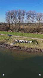 Knstliche Uferschwalbenwand in Rees - NABU KV Mettmann