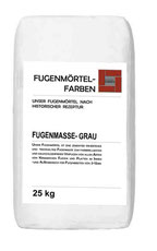 Fügenmörtel-Farben Grau in 25 kg Gebinde verpackt für den Versand