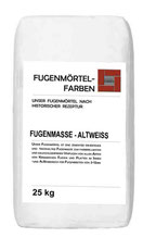 Fügenmörtel-Farben Altweiss in 25 kg Gebinde verpackt für den Versand