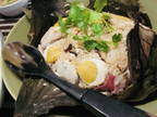 カオ ホー バイブア(蓮の葉包み蒸しご飯)