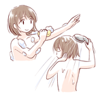 アウロラフレアイラスト、肌しっとりうるおい、髪・顔・体やさしくキレイに洗う