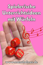 Würfel Musikunterricht Grundschule Ideen