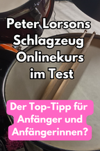 Testbericht Schlagzeug-Onlinekurs Peter Lorson