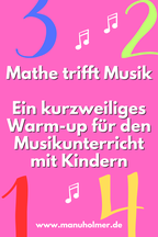Unterrichtsidee Mathe und Musik Warm-up Grundschule