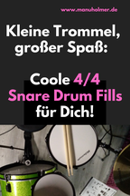 Fill-Ins Snare Drum Ideen