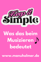 Erklärung keep it simple Musik