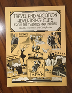 （商品番号M-1）（洋書）図案カット集 「TRAVEL & VACATION ADVERTISING CUTS」