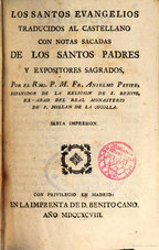Petite Gospel 1798 Evangelio
