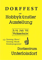 Plakat Dorffest 1999