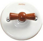Fontini #Garby #porcellana#deviatore #interruttore #invertitore #faggio