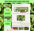 Les jardins bio site réalisé en formation avec e-cime.fr