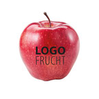 Logo Apfel, Apfel bedrucken, Apfel mit Logo, Logo Äpfel, Apfel bedruckt, Apfel Werbemittel, Logo Apfel Rot, Logo Obst