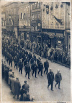 Göttinger Polizei in hist. Uniformen am 1. Mai 1933. Foto: Städtisches Museum Göttingen 