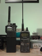 YAESU FT-23R. KENWOOD TF-D7A