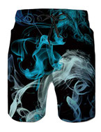 Clickandbay uomo Tronchi da Surf con Stampa blu scuro