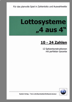 Titelbild für das Buch "Lottosysteme 4aus4"