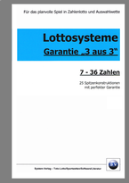 Titelbild für das Buch "Lottosysteme 3aus3"