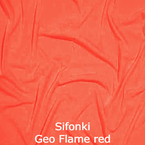 Sifonki Georgette Flame red