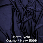 joustava kangas matta lycra cosmo navy 5009