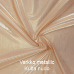 joustava kangas Metallic Verkko Kulta Nudo