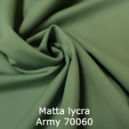 Joustava kangas matta lycra Army 70060