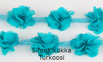 Sifonkikukka turkoosi