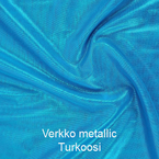joustava kangas Metallic Verkko Turkoosi