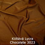 Joustava kangas kiiltävä lycra Chocolate 3023