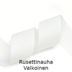 Rusettinauha Valkoinen