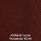 joustava kangas kiiltävä lycra Fondente 8144