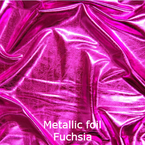 joustava kangas lycra Metallic Foil Fuchsia 1003