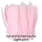 Kananhöyhennauha light pink