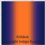 joustava kangas lycra liukuväri Moonlight Indigo Kurpitsa