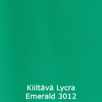 Kiiltävä lycra Emerald 3012 joustava kangas