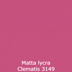 Joustava kangas matta lycra Clematis 3149