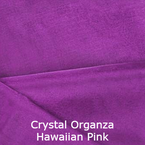 Crystal Organza Hawaiian Pink