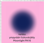 Verkko ympyrän liukuvärjätty Moonlight PA16