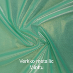 joustava kangas Metallic Verkko Minttu