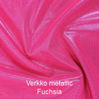 joustava kangas Metallic Verkko Fuchsia