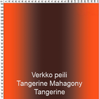 Verkko peili Tangerine Mahagony Tangerine