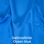Satiinisifonki Ocean blue