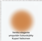 Verkko ympyrän ympyrän liukuvärjätty Kuppari Valkoinen