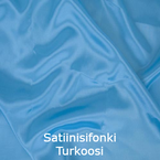Satiinisifonki Turkoosi Turquoise
