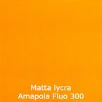 joustava kangas matta lycra amapola fluo 300