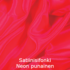 Satiinisifonki Neon punainen